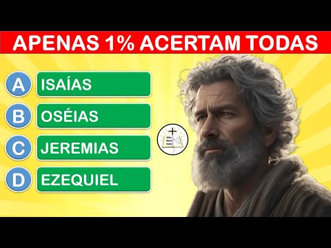 10 PERGUNTAS BÍBLICAS DE NÍVEL MUITO DIFÍCIL - QUIZ BÍBLICO