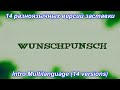 Wunschpunsch Intro Multilanguage 14 Versions