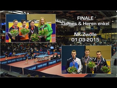 Finale NK Zwolle 2015 Dames en Heren enkel