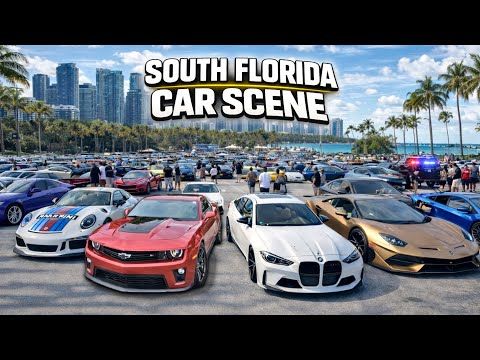 There's NOTHING Like South Florida's Car Scene!! (INSANE Supercars, Euros, Muscle Cars)