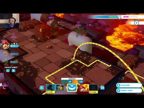 Mario + Rabbids: Kingdom Battle playthrough pt110 - Stage 8 Begins! All About the Placement