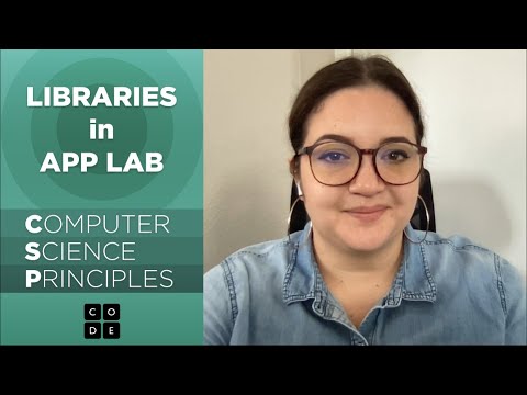 Libraries in App Lab