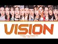 UPDATED Visionary Vision TripleS Vision Lyrics Color Coded Lyrics