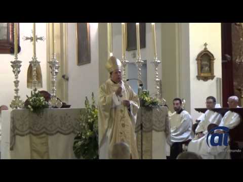 El arzobispo castrense, Juan del Río, abre el 250 aniversario de la parroquia de San Francisco