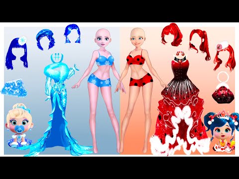 Ladybug family and Elsa family who will have the best costume | Style wow