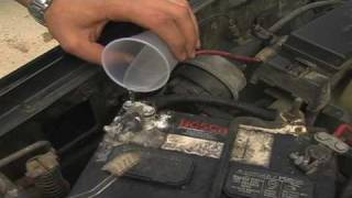 Car Maintenance : How to Clean a Car Battery