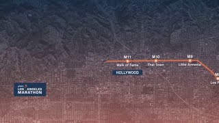 See an animated map of the 2026 Los Angeles Marathon course