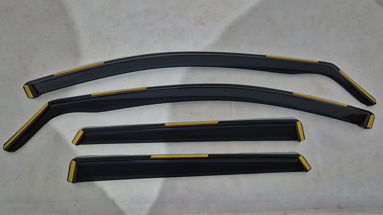 Вітровики вставні Niken Luxury (4 шт) Video 1