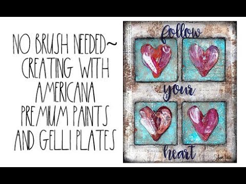 "Follow Your Heart" Mixed Media Art by Shawn Petite