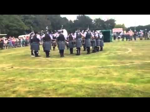 Burntisland Pipe Band - 2nd at the Scottish Championships 2014