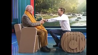 il Prof  Franco Berrino con Massimiliano Ossini su Rai1 a UnoMattina - 9 dicembre 2022