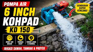 Download lagu Mesin Pompa Air 6 Inch Kohpad KD 150 | Pompa Irigasi Bertenaga Besar untuk Sawah, Tambak & Proyek mp3
