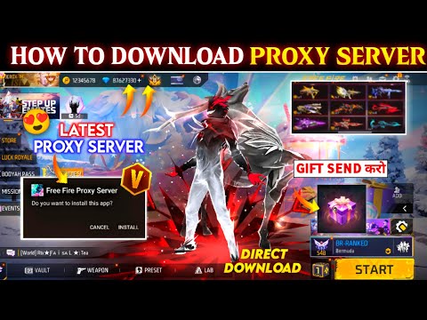 How To Download Proxy Server 🥳| Free Fire Proxy Server 🔥| Gift Send Proxy Server Free Fire