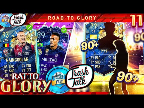 OUR 90+ TOTS PACK!! FUT DRAFT TRASH TALK! ICON PACK OR LENGLET!? #FIFA20 PC RAT TO GLORY #11
