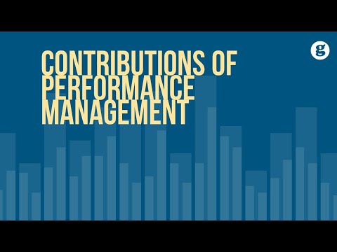 Contributions of Performance Management