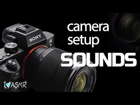 ASMR CAMERA setup - see and hear a close up of a camera assembly