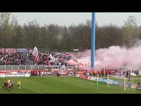 LOK Leipzig - BFC Dynamo Pyro 02.04.2017