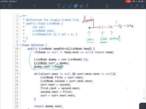 贾考博 LeetCode 24. Swap Nodes in Pairs