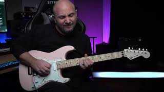 Marco you are such an amazing guitar player. Everything you do is so well executed and pitch-perfectly played. You are kinda douchy for making me want to buy a Floyd Rose Strat with EMG's though... This lick or phrasing at  to（00:01:27 - 00:01:30） - Nothing is Lost Playthrough