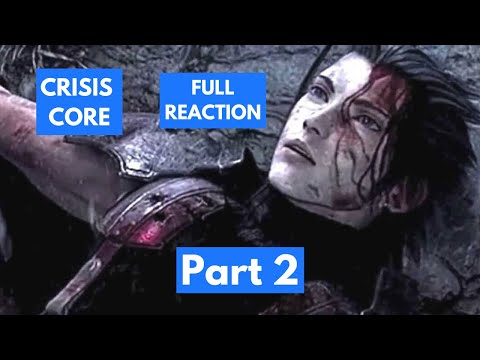 A Rollercoaster of Feels. Final Fantasy VII Crisis Core Cutscene Movie Reaction! (Part 2)