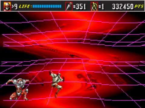 Shinobi 3 Shadow Master Final boss battle (no damage,no power-ups,no ninjutsu)