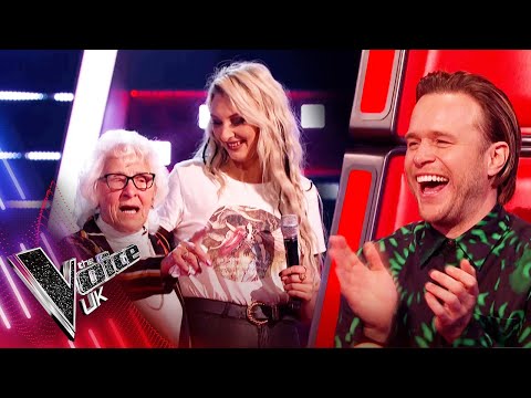 Kira Mac's Nan Takes Over The Stage And Wows The Judges | Blind Auditions | The Voice UK 2022