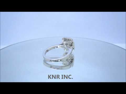 CUSHION CUT DIAMOND ENGAGEMENT RING BEZEL SET 2.25CTW  - KNR INC - 61