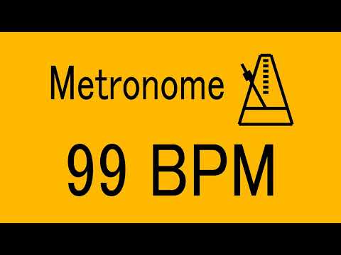 99 BPM METRONOME FOR TRAINING MUSICAL INSTRUMENT / 楽器練習用 メトロノーム / practice