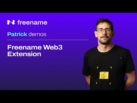 Discover the Freename Web3 Domain Extension video thumbnail