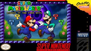 Super Mario World: Legend of the Four Keys [SNES] Longplay