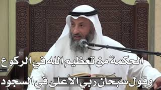 631- الحكمة من تعظيم الله في الركوع وقول سبحان ربي الأعلى في السجود - عثمان الخميس - دليل الطالب