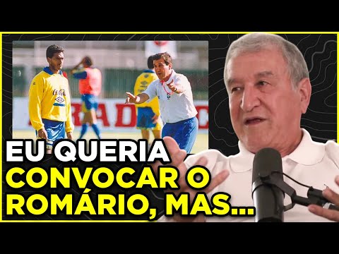 PARREIRA REVELA POR QUE NÃO CONVOCOU ROMÁRIO ANTES DA COPA DE 94
