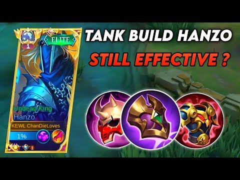 TANK BUILD HANZO JUNGLER STILL EFFECTIVE OR NOT ?🤔 (WATCH THIS!)