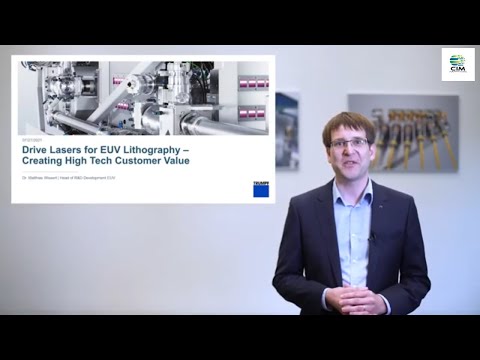 Drive #lasers for #EUV lithography: Creating high-tech customer value #TRUMPF