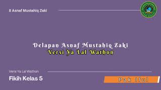 Download lagu Karaoke Plus Lirik || Delapan Asnaf Mustahiq Zaki || Versi Ya Lal Wathon ( KH. Wahab Hasbulloh ) mp3