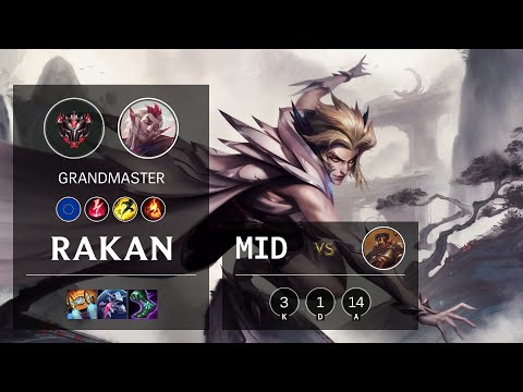 Rakan Mid vs Viktor - EUW Grandmaster Patch 10.24