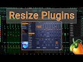 How To Resize Plugins In FL Studio Using A Desktop Computer