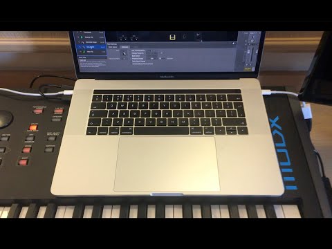 Yamaha MODX and Mainstage, set-up & program changes