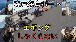 森戸海岸ボート！アオリイカ釣り
