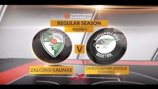 EuroLeague - Zagiris Kaunas - Darussafaka Dogus Istanbul - Lo Westerman - Brad Wanamaker - Adrien Moerman