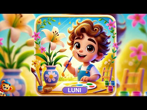 Zilele Săptămânii - Cântec Educativ pentru Copii | Alinușca