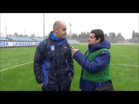Declaraciones de Manu Tena, Entrenador del Sariñena, tras el Deportivo Aragón 3-1 Sariñena