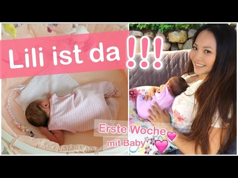 LILI IST DA! ERSTE WOCHE MIT BABY - FAMILIEN ALLTAG VLOG | Mamiseelen
