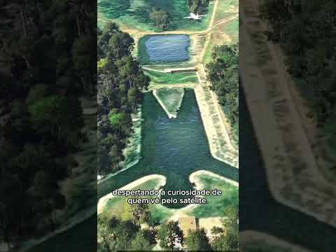 Você já viu o Lago Humanoide de Iacanga em São Paulo? 😱🗺️ #Shorts