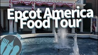 Disney World Food Tour: EVERY Food Spot in Epcot's America Pavilion!