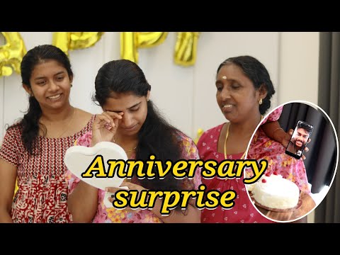 സംഗീതേട്ടനടുത്തില്ലാതെ എട്ടാമത് വിവാഹ വാർഷികം❤️  Wedding anniversary ❤️surprise |