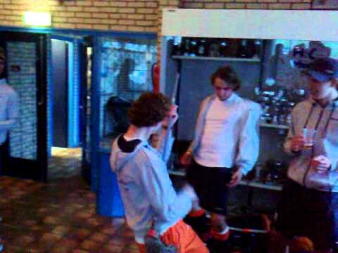 HC Voorne Heren I - De IJssel heren I 08-03-2009 - Na de wedstrijd..