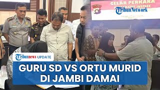 Konflik Guru di Muaro Jambi vs Orangtua Murid Berujung Damai, Kasus Buntut Razia Rambut Dihentikan