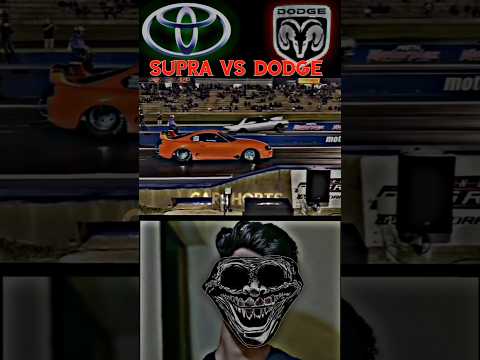 Supra MK4 Vs Dodge Challenger 👿👿🔥 #supra #mk4 #dodge #drift #exhaust