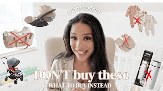 Newborn Items NOT To Buy & What To Buy INSTEAD | Mom of Four | Newborn Tips